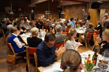 Dejlig middag for kirkens frivillige