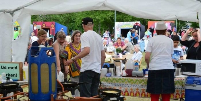 Kirkens frivillige var mange ved årets Kulturweekend.